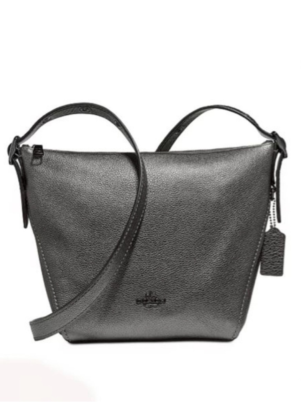 COACH Metallic Graphite Dufflette 34187